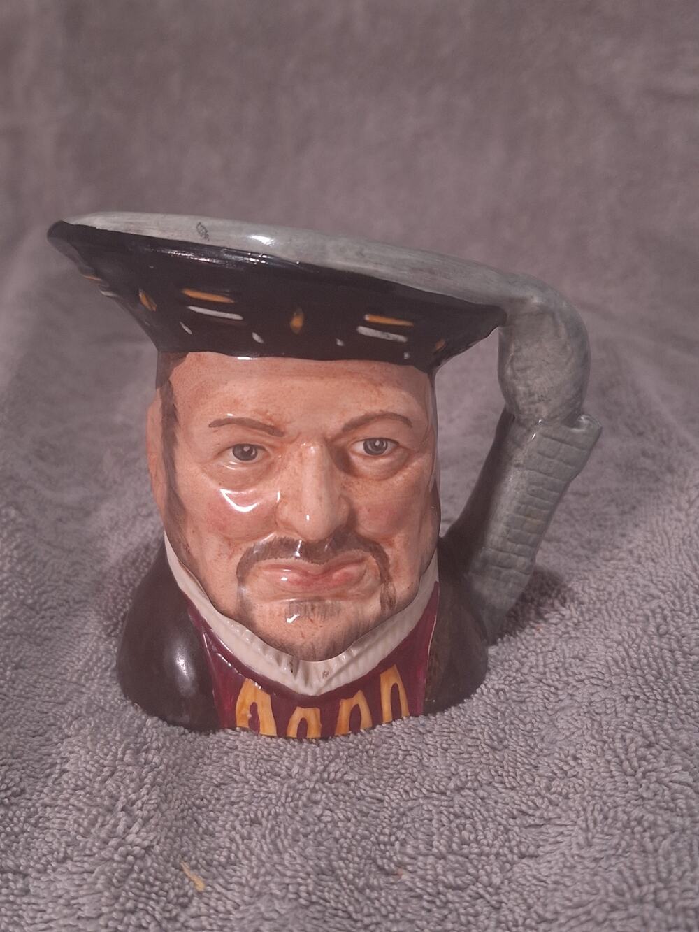 Vintage Royal Doulton Henry VIII D6647 Small Character Toby Jug 1975 England